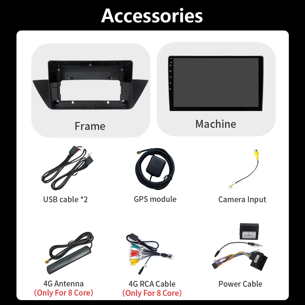 Автомобильный радиоприемник 2 Din Android 13 мультимедийный видеоплеер для BMW X1 E84 2009-2012