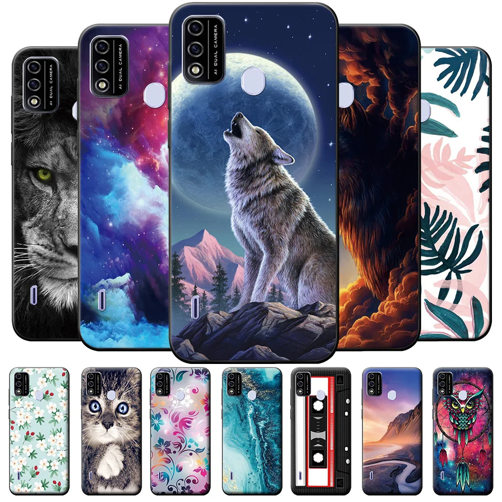 Противоударный матовый защитный чехол из ТПУ для Itel A48, A25