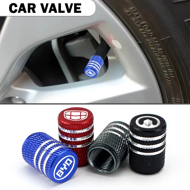 

4pcs Aluminum Alloy Car Wheel Tire Valve Caps for Lincoln Navigator Mkc Futura Cents Colection Mkx Mkz Corsair Flyer Accessories