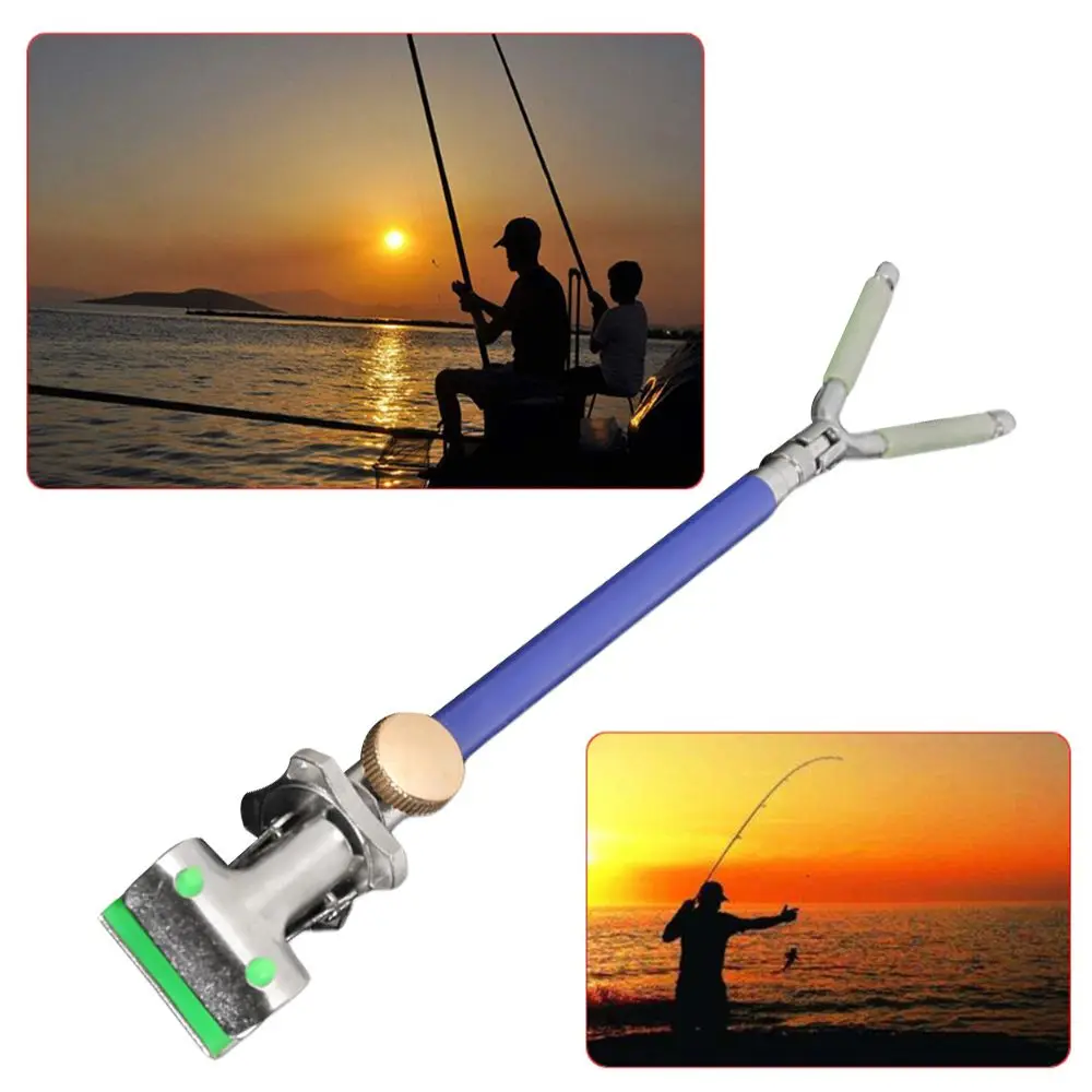 

Multifunctional Portable Extend Adjustable Fishing Pole Stand Stretched Brackets Fishing Rod Holder Telescopic