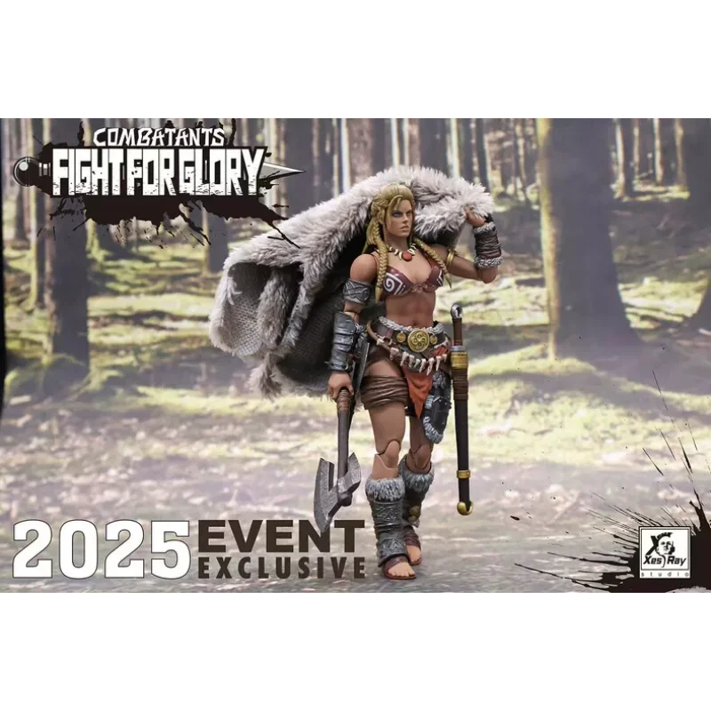 Фото В наличии: Оригинальная подвижная фигурка XesRay Battle of Glory: Golden Hilde Gladiator в масштабе 1/12, подарок и предмет коллекционирования №2
