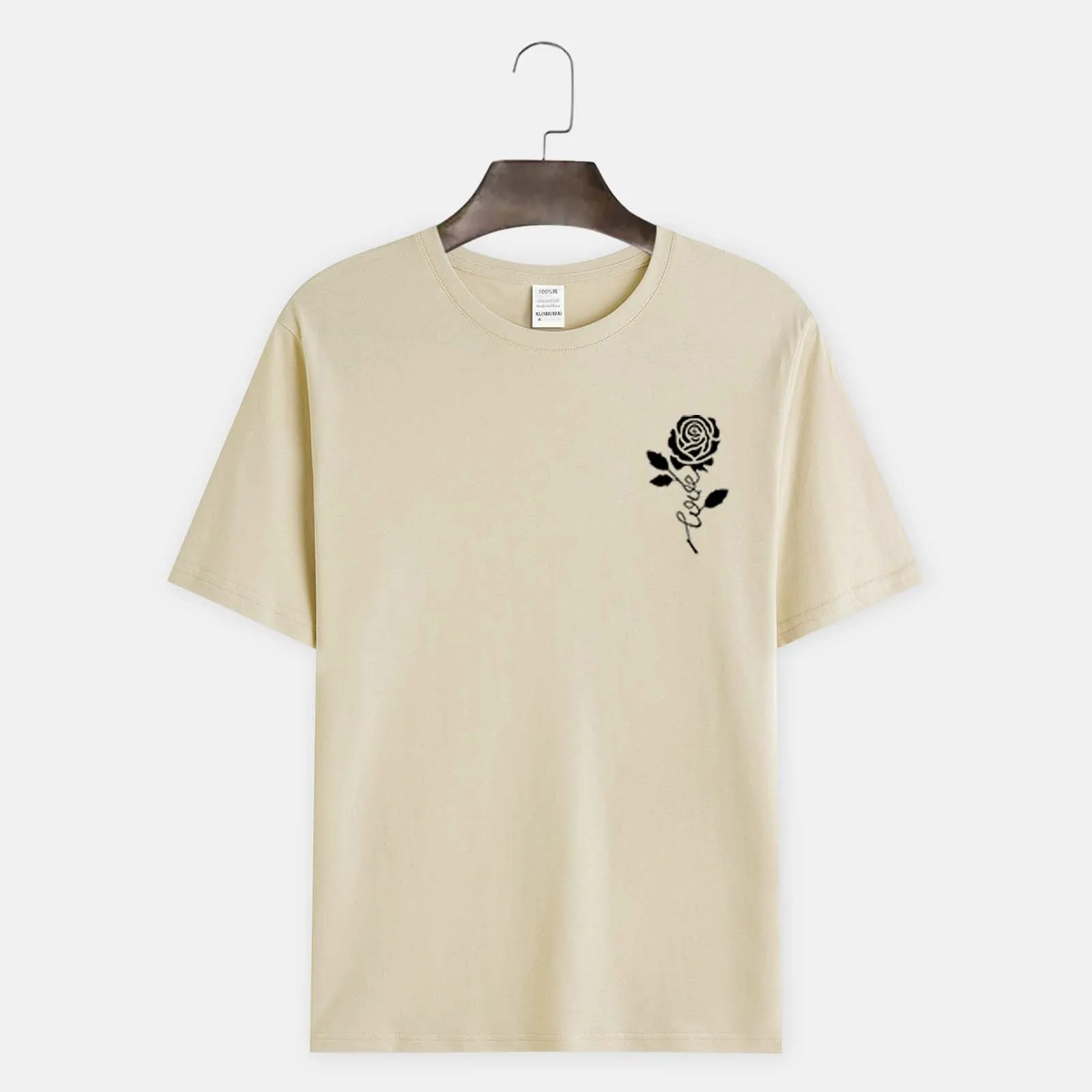 

Male Casual Round Neck 3D Printed Blouse Short Sleeve Tops Blouse T Shirt Cheer Undershirt