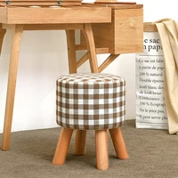 minimalist modern stool portable luxury wooden nordic office sofa pouf step stool waiting mobili soggiorno household supplies