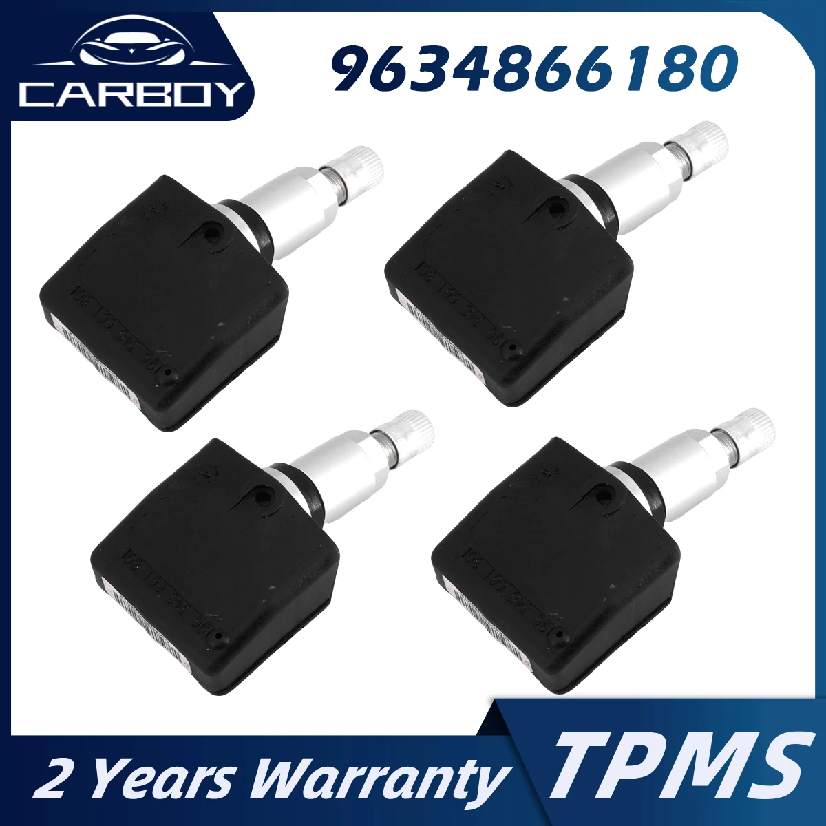 

9634866180 543002 TPMS Sensor For Citroen C5 C8 Peugeot 607 807 2002-04 Fiat Ulysse 433MHz 4PCS Tire Pressure Monitoring System