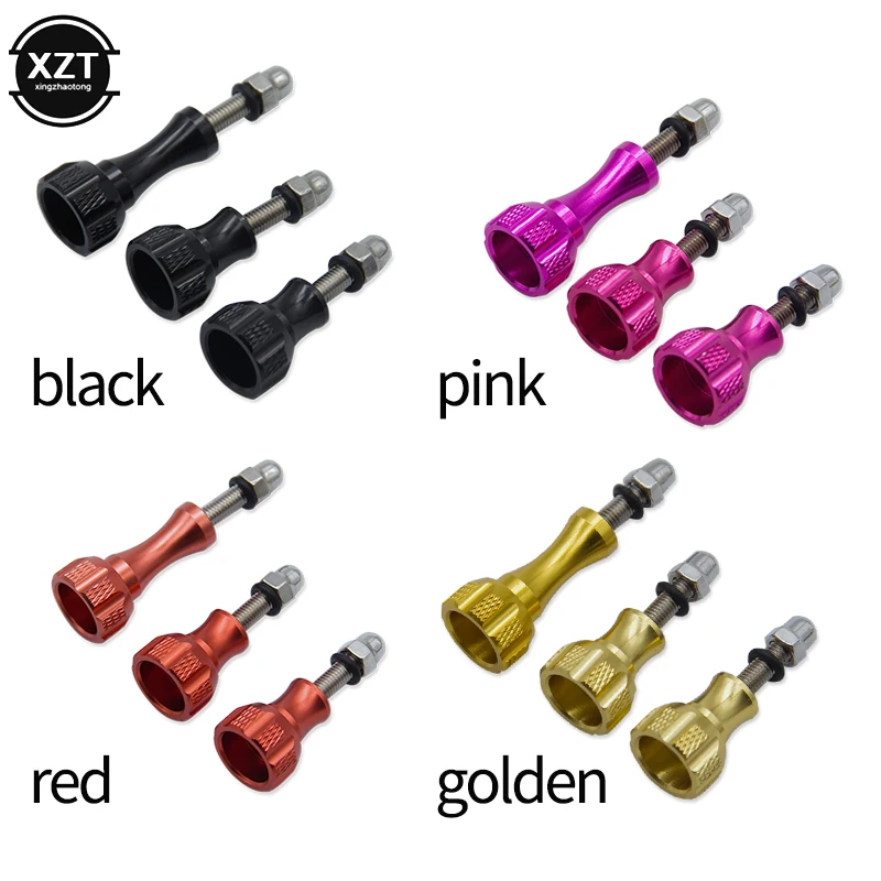 

3Pcs Aluminum Thumb Knob Bolt Screw for GoPro Hero 7 6 5 4 Xiaomi Yi 4K Sjcam SJ4000 H9 Case Tripod Mount Cam Accessory NEWEST