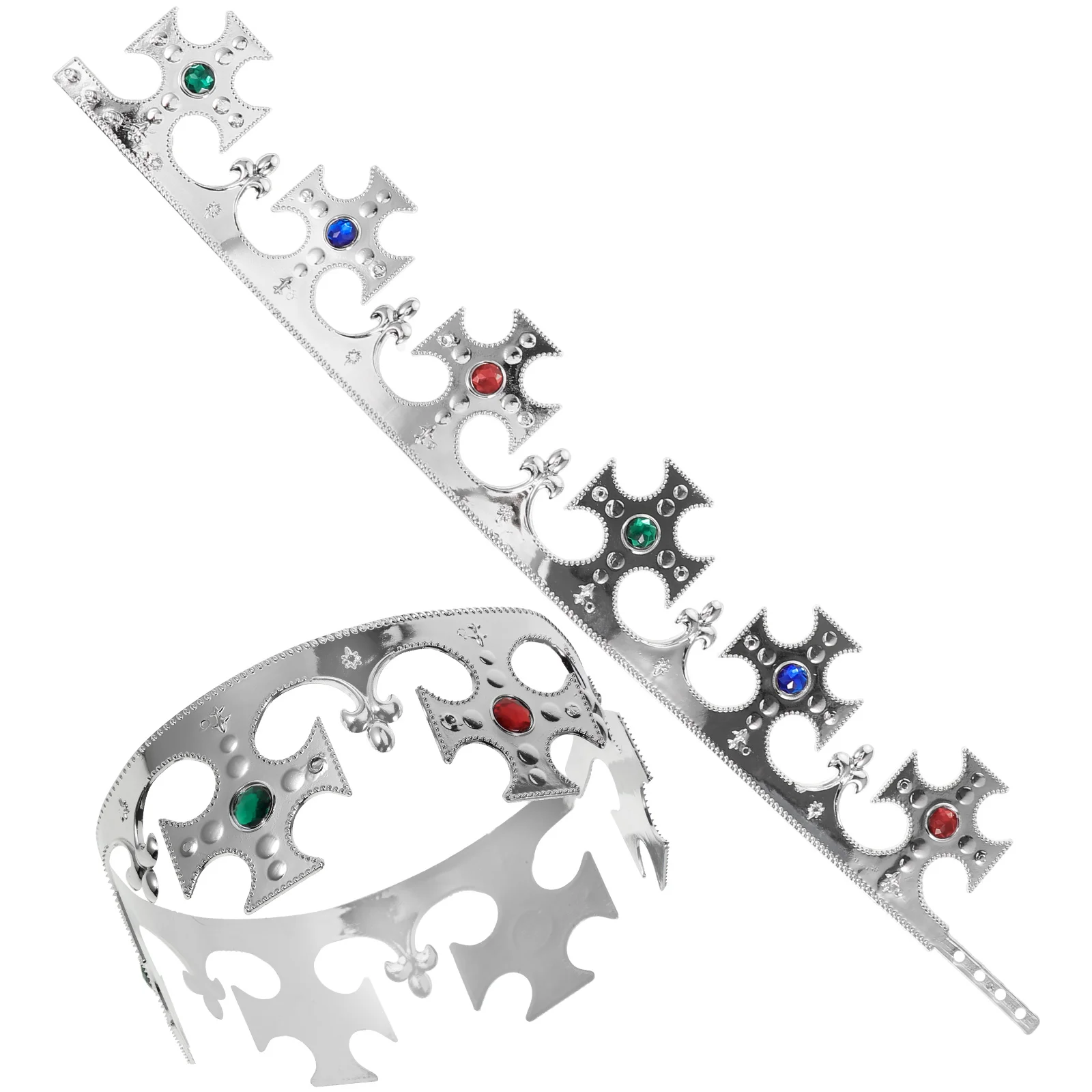 2 шт. сувениры для дня рождения реквизит Хэллоуина королева корона крест