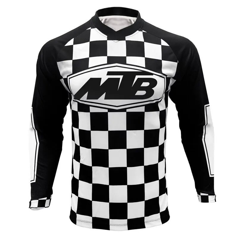 

New MTB Off road Cycling Jersey downhill jersey Bike Mountain Bike Motorcycle sports Jersey Fitness breathable Short Sleeve