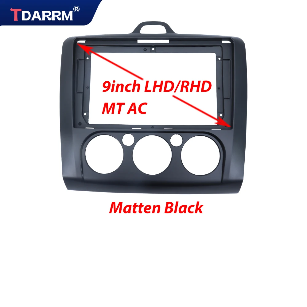 

9 дюймов для Ford Focus 2 1999-2009/MK2 2004-2011 Автомобильный радиоприемник Fascias Android GPS MP5 Стереоплеер 2 Din Головное устройство Панель Рамка приборной панели