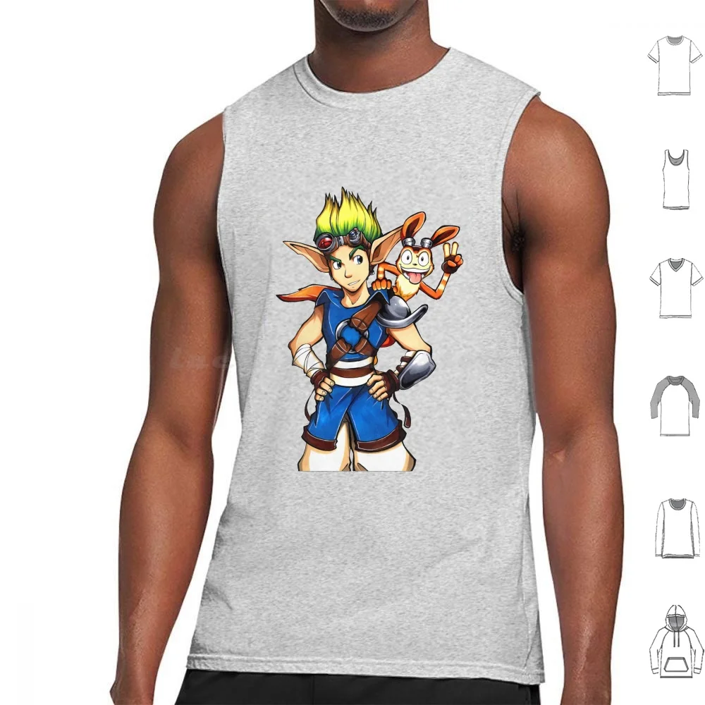 

Jak And Daxter Video Game Series Tank Tops Vest Sleeveless Jak And Daxter Gaming Jak Daxter Video Game Ps Uncharted Retro Jak
