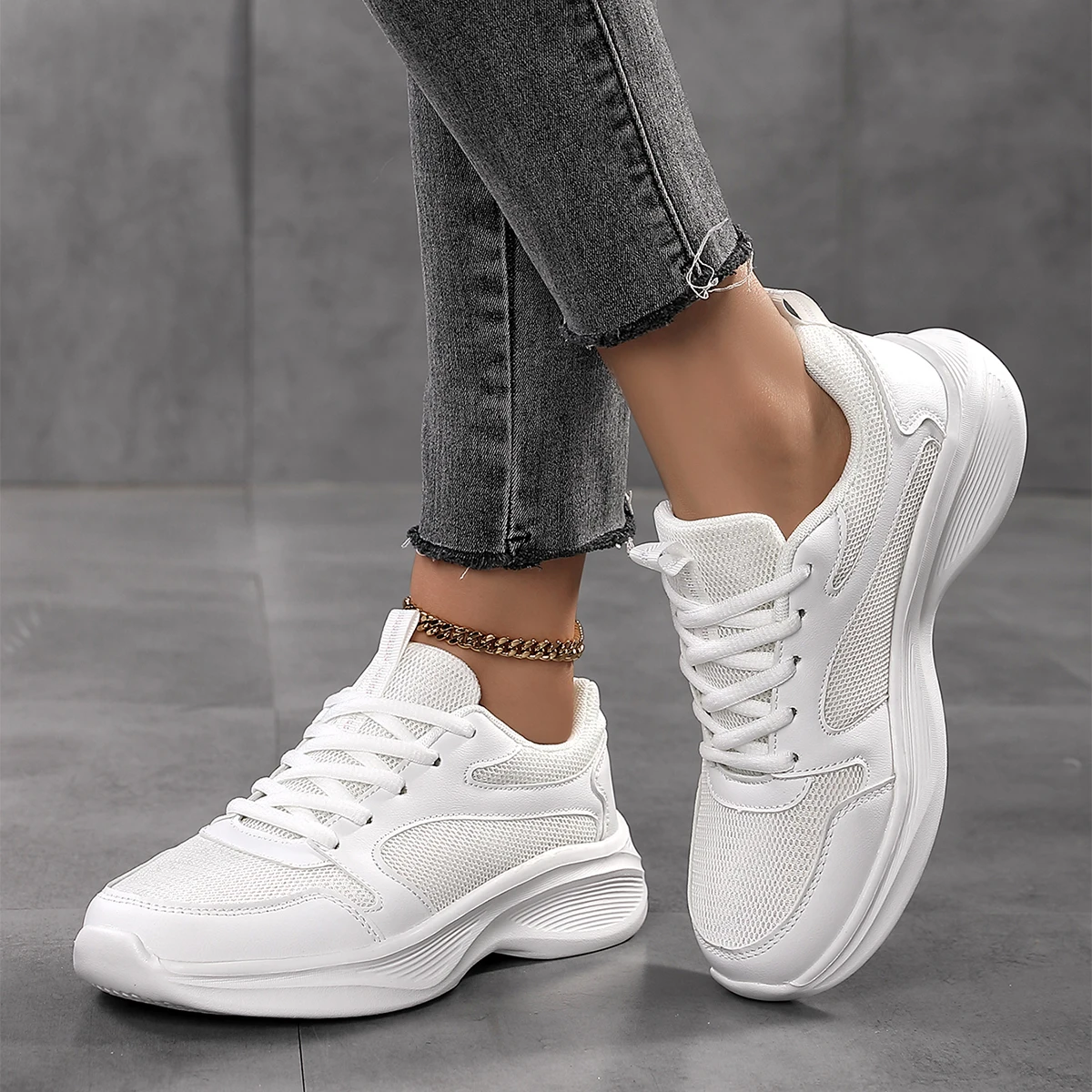 Кроссовки спортивные унисекс повседневная обувь для улицы маленькие полностью