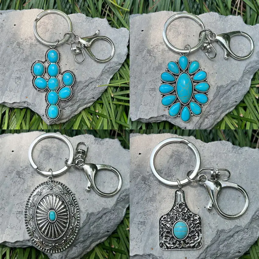 Бирка в форме коровы из Западного сплава бирюзовое украшение для женщин