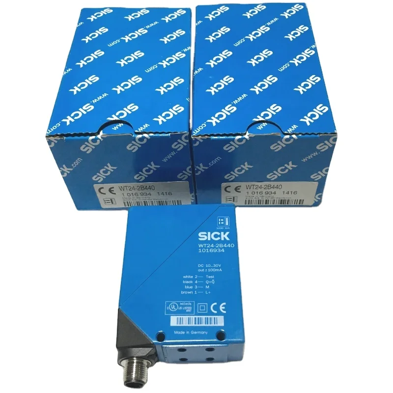 

New arrival Sensing range 100 to 1200mm WT24-2B440 1016934 npn pnp Photoelectric proximity sensor sick sensors
