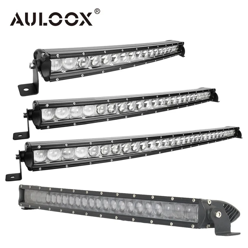 AULOOX 20 26 32 дюйма тонкий изогнутый пикап Светодиодная панель для внедорожника