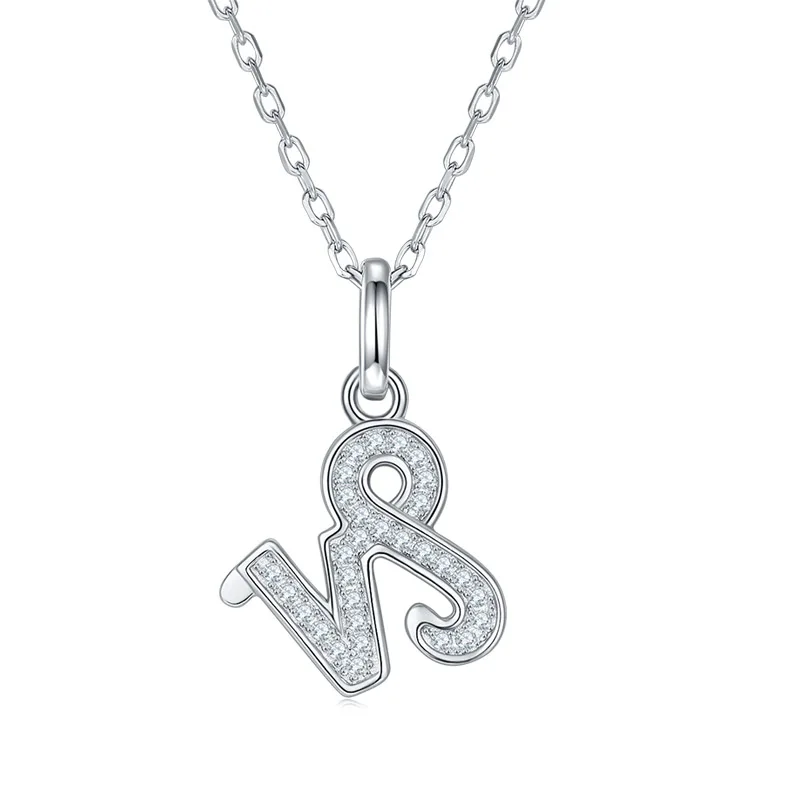

2022 Constellation Capricornus Moissanite Diamonds Pendant Necklace Jewellery White Gold Plated Jewelry Set sterling silver 925