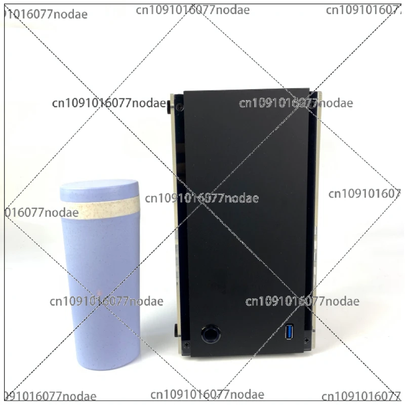 GEEEK A35S Мини-маленький чехол с одним дисплеем A4 ITX Акриловая пластина боковым