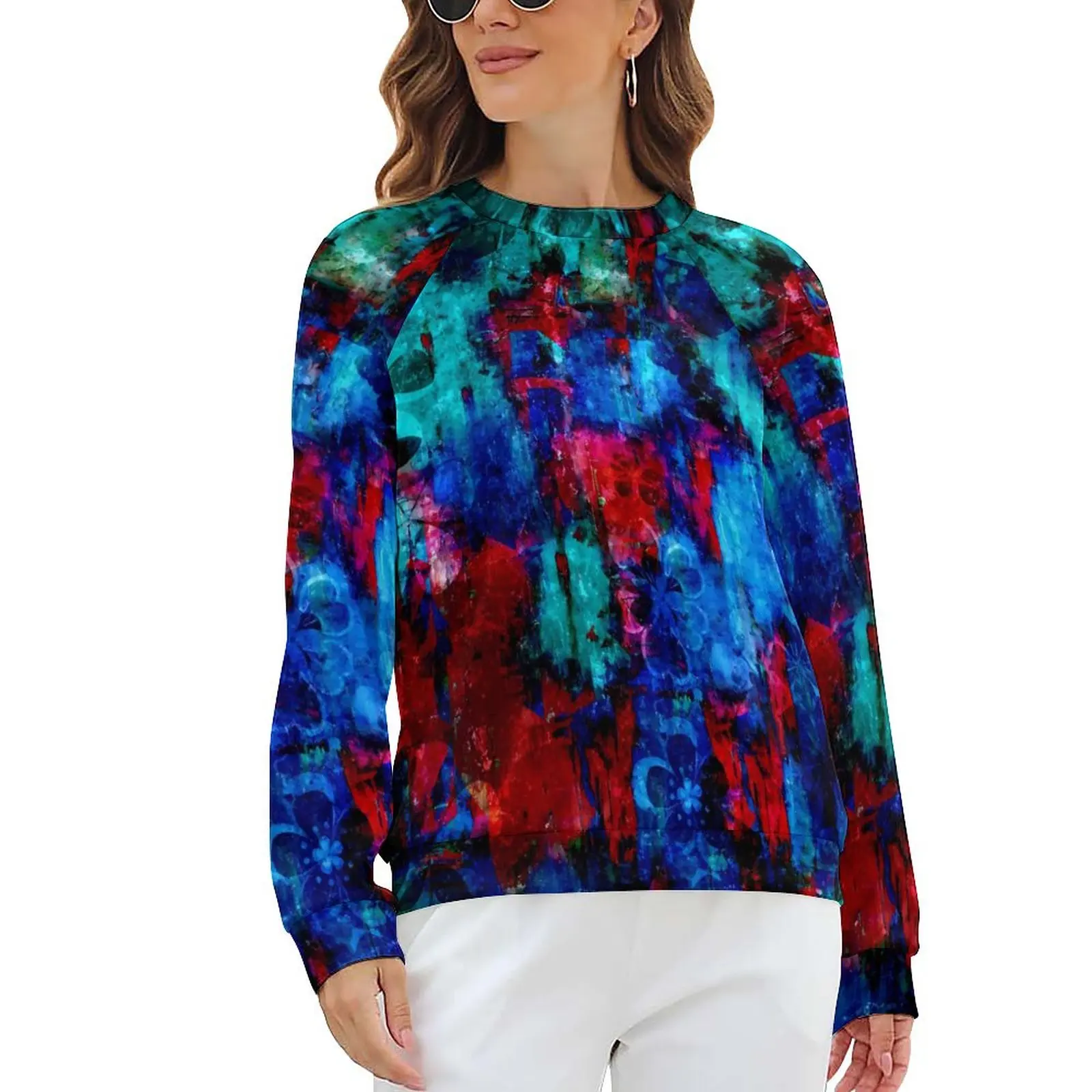 

Colorful Paint Splatter Casual Hoodies Winter Abstract Print Trendy Hoodie Long-Sleeve Oversized Harajuku Custom Sweatshirts