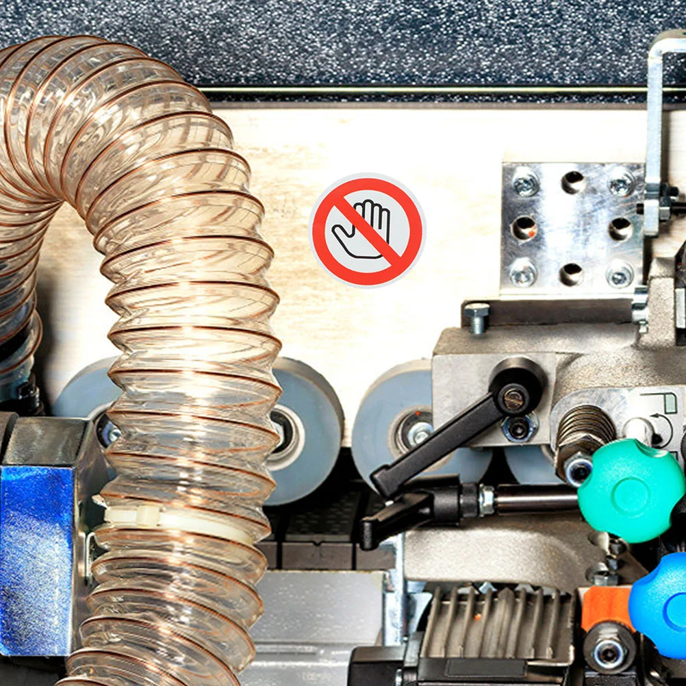 5-листые предупреждающие знаки пожалуйста не прикасайтесь к наклеек