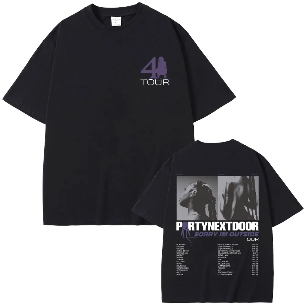 Рэпер Partynextdoor Real Woman Tour Merch Футболка PARTYNEXTDOOR 4 футболка с рисунком для мужчин и