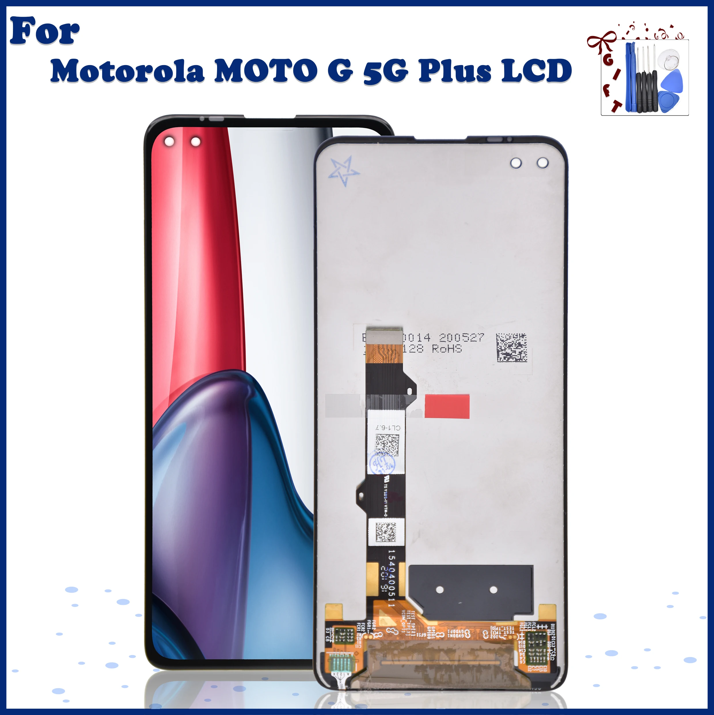 Оригинальный сенсорный ЖК-дисплей 6,7 дюйма для Motorola Moto G 5G Plus xt2075