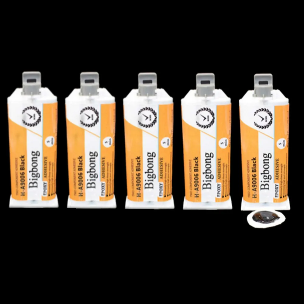 

5pcs Black 1:1 50ml AB Glue Epoxies Epoxy Resin Adhesive Ceramic Plastic Wood Metal Glass Bond -40℃-80℃ Curing Time 5 Minutes