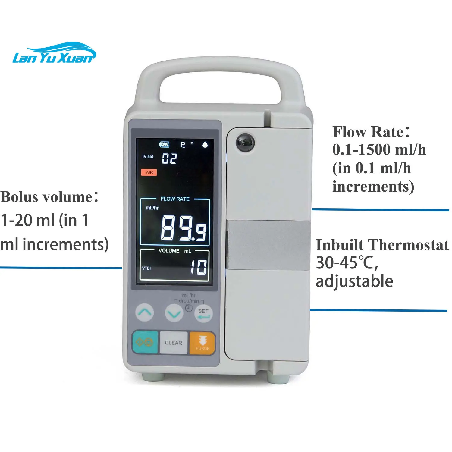 

Veterinary Animal hospital use Hot Sale Portable Vet Infusion pump for Pet