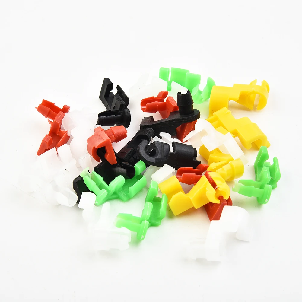 

24pcs Fastener Clip Accessories Bumpers Door Lock Rod Parts Replacement