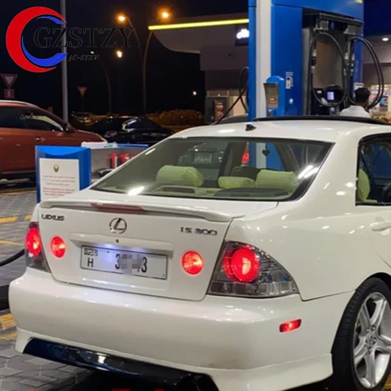 Фото Для Lexus IS200 IS300 Toyota Altezza 1998-2005 с LED-подсветкой, из ABS-пластика, задний спойлер на крышку багажника, автомобильные аксессуары №4