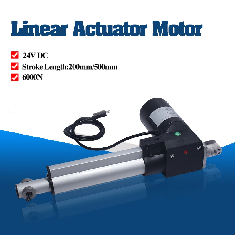 

Линейный приводной двигатель DC 24В 6000N