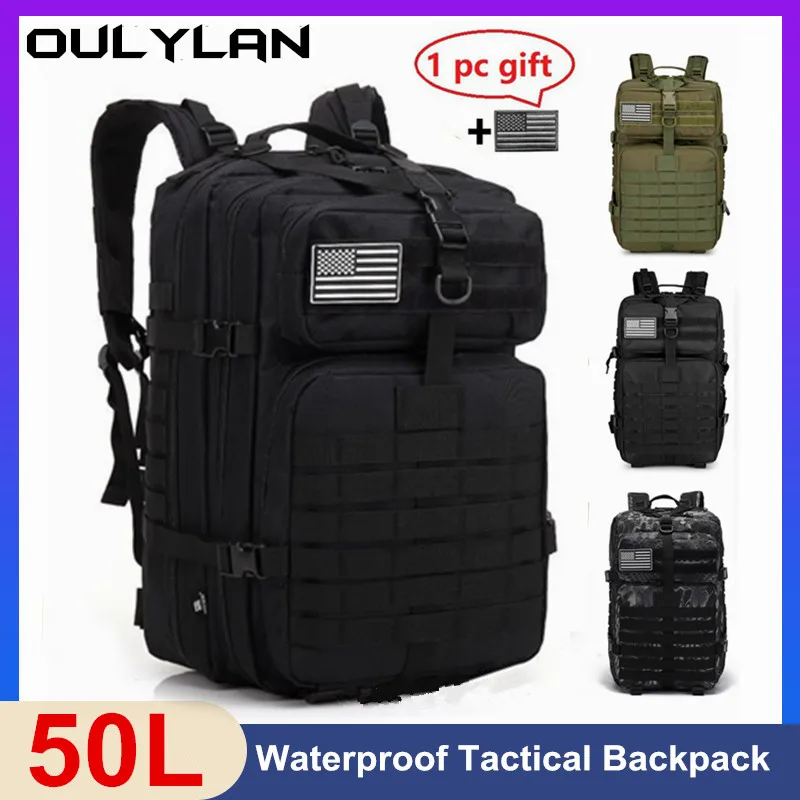 

Рюкзак мужской тактический большой вместимости, 50 л