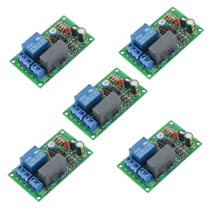 

JFBL Hot 5X 220V релейная плата, включение питания, задержка времени, печатный модуль, искусство, лестница, D1B5