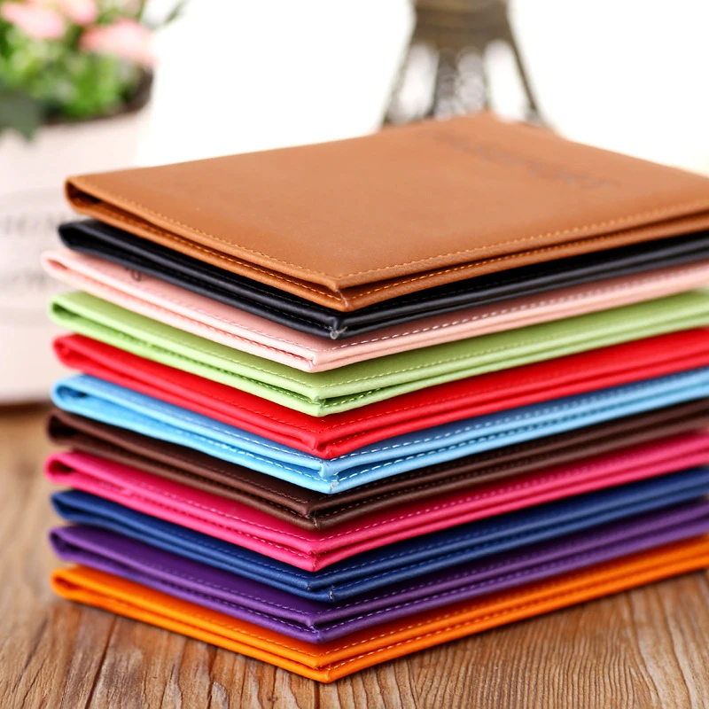 New Arrival Unisex Travel Passport Cover Protective Small Case Fashion Women Men Credit Card Holder ID&Document Solid Protector