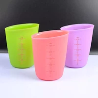 measuring cup silicone visual 250ml food grade semi permeable kitchen measuring tools cooking accessories double scale