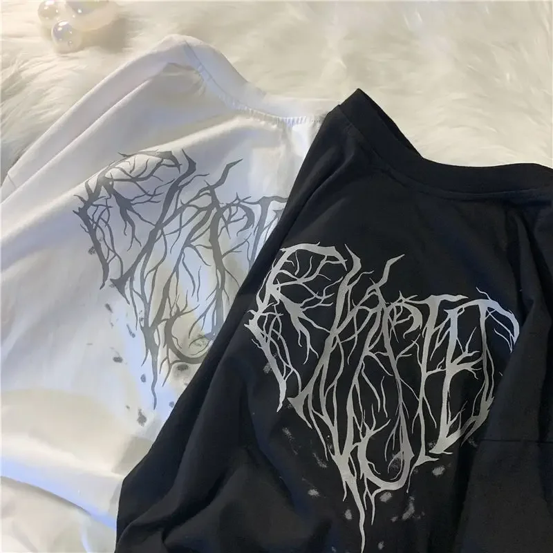 Футболка женская с принтом Love свободная брендовая рубашка коротким рукавом