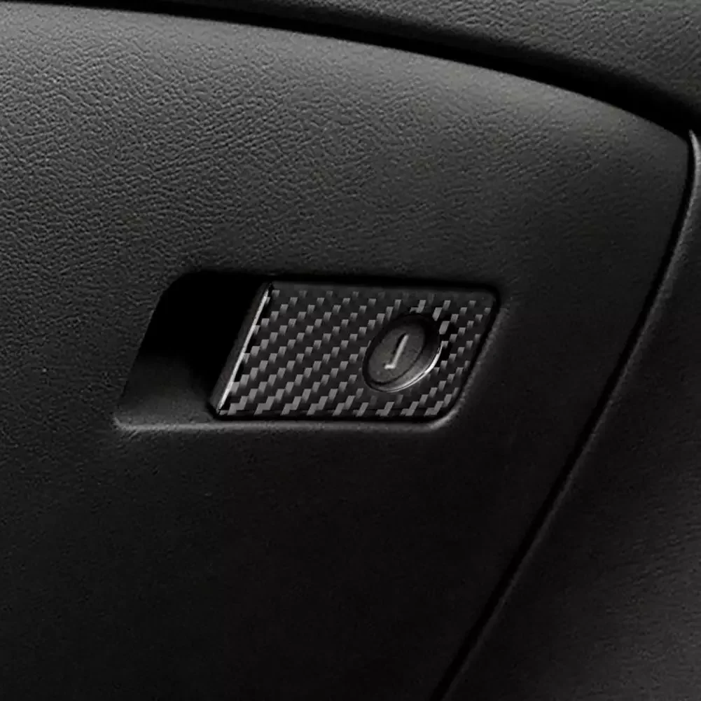 

Auto Handle Box Sticker Waterproof Dust-proof Left Right Hand Drive Black Co-pilot Handle Box Sticker for Infiniti Q50 2014-2020