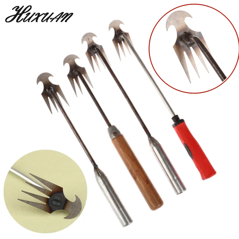 

New Weeding Artifact Uprooting Weeding Tool Manganese Steel Garden Weeder Loose Soil Hand Weeding Removal Puller Gardening Tools