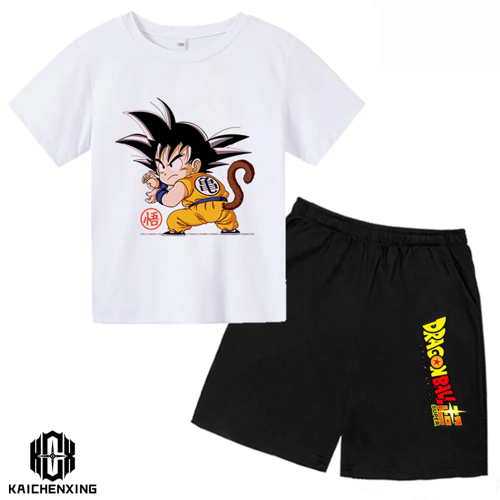 

Anime Dragon Ball Tshirt Foy Boys Summer fashion Cotton T Shirts Men Casual Tops Kids Shorts Sleeve Girls T-shirts Streetwear
