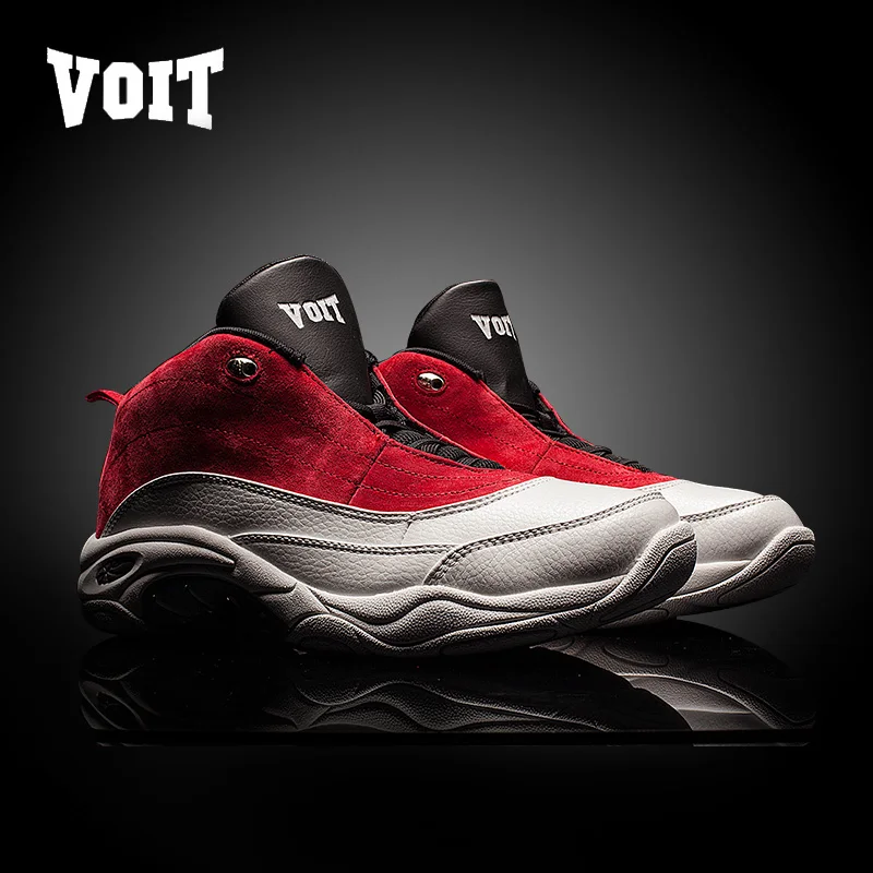 VOIT Men proffessional basketball combat shoes MEN`s slip-resistant wearable basketball sneakers mens sports training shoes