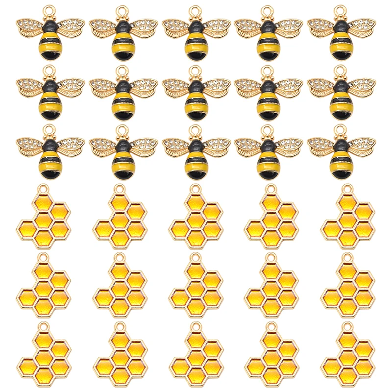 10 шт., подвески из металлического сплава с эмалью