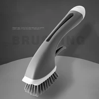 cleaning brush long handle pot washing soap dispensing dish automatic liquid dispenser kitchen tools free shipping items