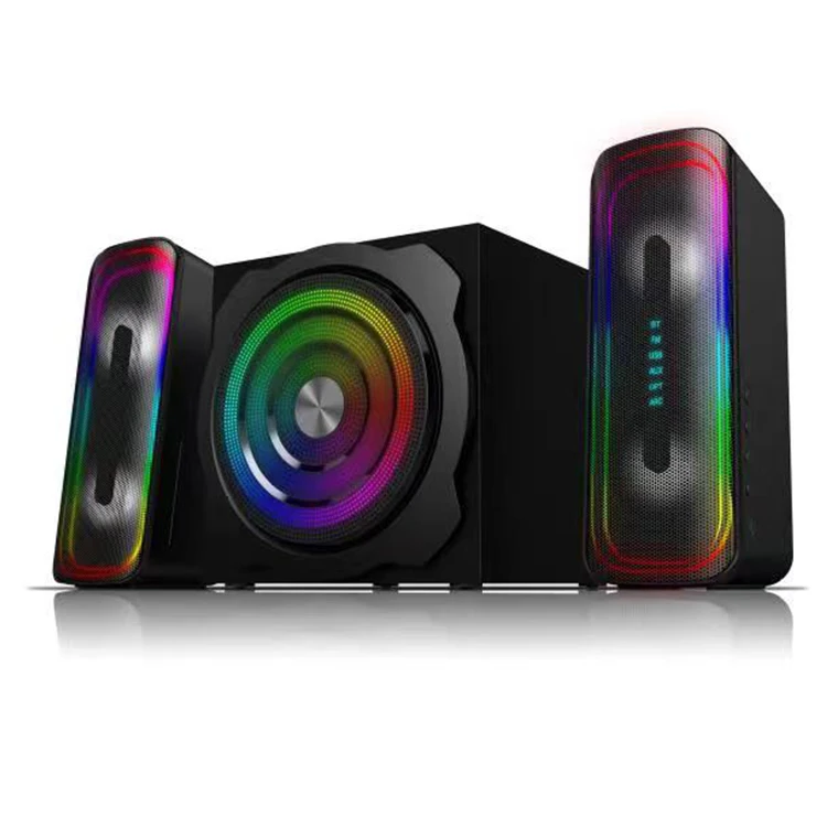 

SATE(AS-8904)2022 new hot sale rgb gaming ARC Optical BT home theater speaker Remote Subwoofer Multimedia 2.1 Speakers