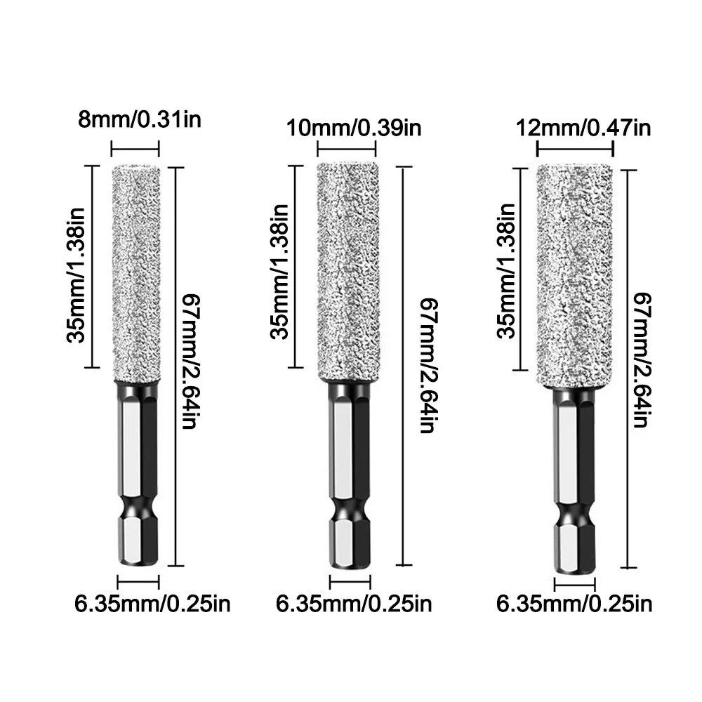 

Алмазное сверло для гранита 6/8/10/12 мм