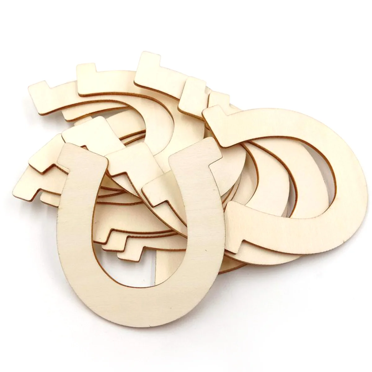 

Wood Horseshoe Cutouts Unfinished Wooden Horse Shape Chips Crafts Diy Chip Natural Party Cutout Supplies Cowboy Decorations