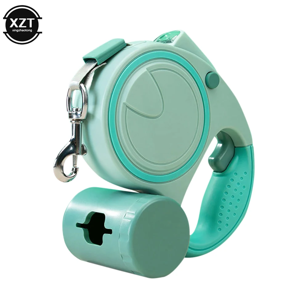 

5M/3M Dog Leash Retractable LED Leash for Small Medium Dogs Roulette Nylon Dog Collar Extension With Poop Bags Dog pet supplies