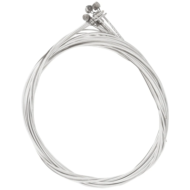 

IRIN A104 Silver Plated Copper alloy Music Instrument Strings Set Replacement for Acoustic Guitar 0.010-0.047 Inch