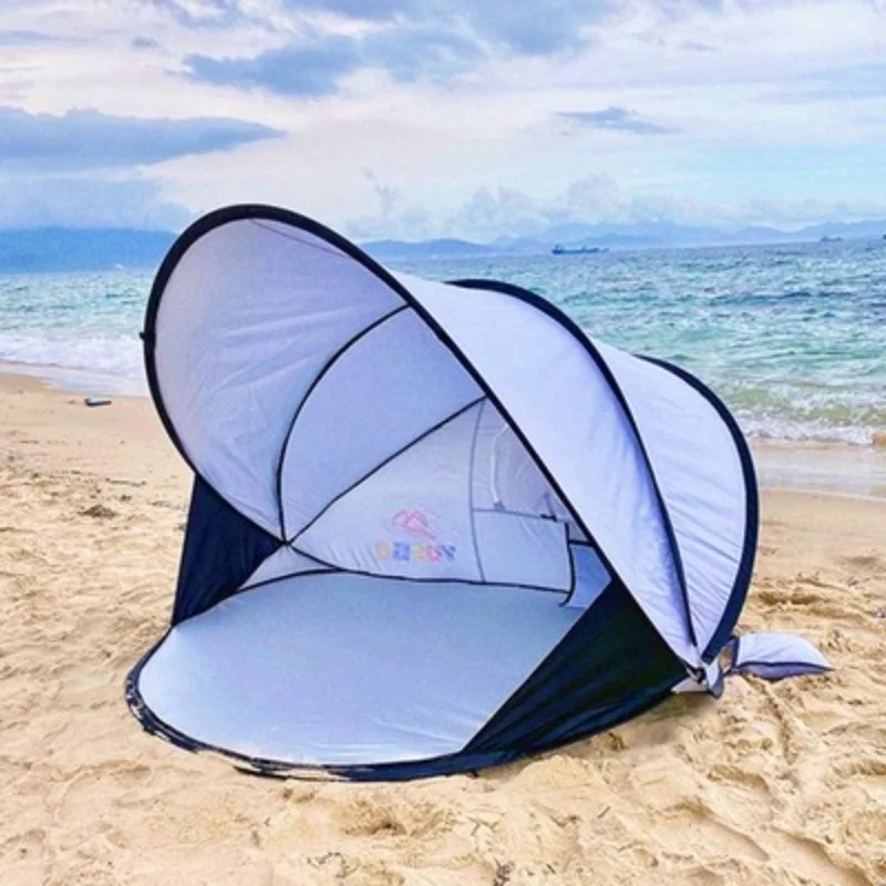 

Beach Tent Fully Automatic Folding Quick Opening Sun Protection Sunshade Park Children's Pla Sand Camping Outdoor Portable Toys