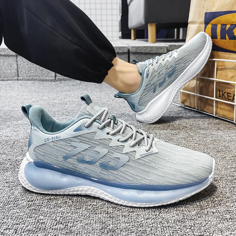 2022 New Men Popcorn Sneakers Fashion Casual Breathable Running Shoes Lightweigh Non-slip Designer Top Quality Men Tennis Shoes