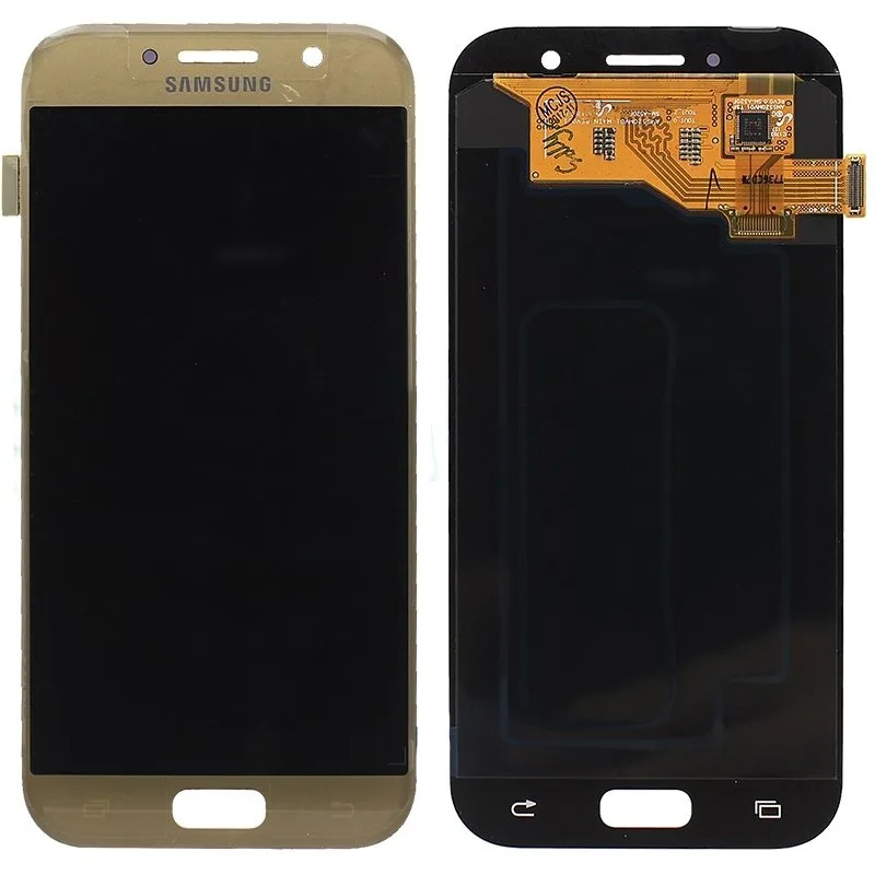 Дисплей для Samsung a520f (A5 2017) сборка с сенсорным экраном Золотой- (TFT регулируемая подсветка) на.