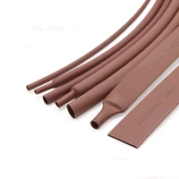 heat shrink tube diameter 125102050m234568910121416 50mm sleeving cable electric wire heatshrink tube 21 brown