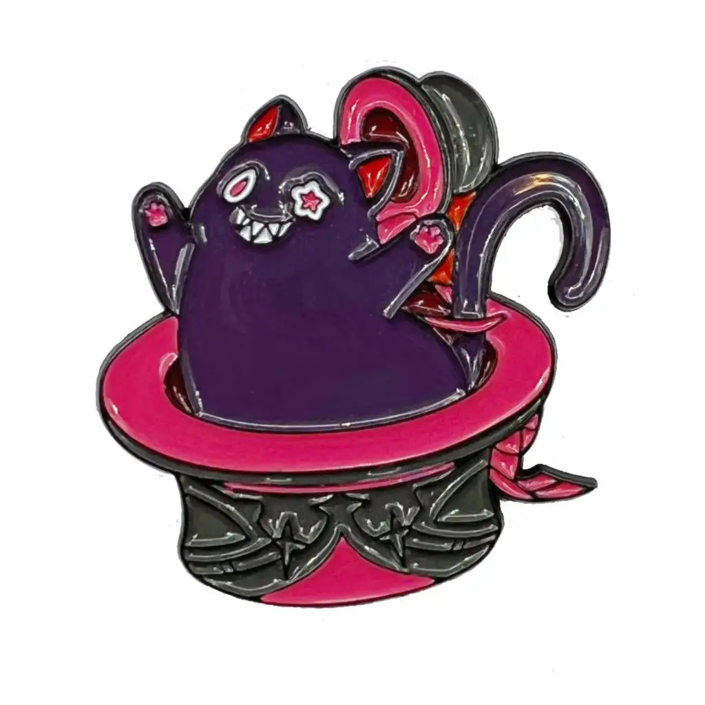 

Game Genshin Impact Cat Badges on Backpack Cute Animal Brooch For Clothes Anime Lapel Pins Cosplay Accessories Gift For Fans