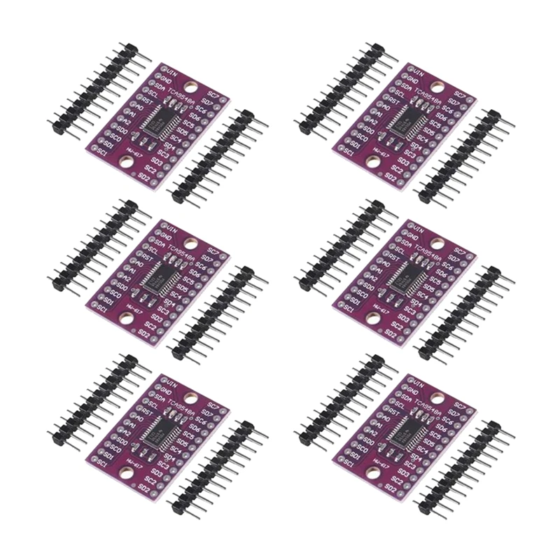 

6 шт., Модульная плата мультиплексора TCA9548A I2C I2C, 8-канальная Плата расширения для Arduino